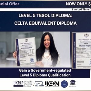 5 Level Diploma in TESOL: CELTA Preparatory Course